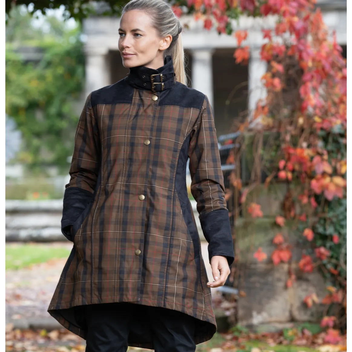 Welligogs Coats*Odette Check Waterproof Coat