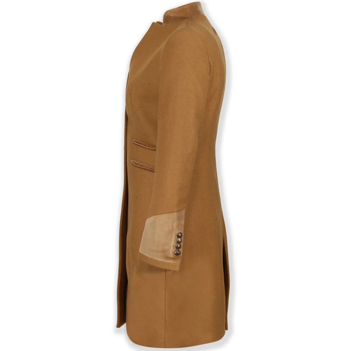 Welligogs Coats*Oxford Camel Wool Coat - Light Velvet