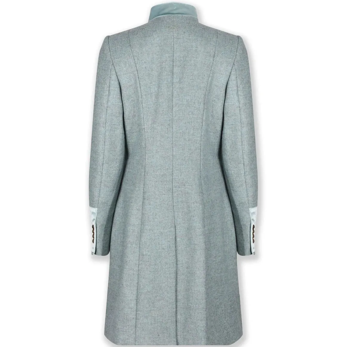 Welligogs Coats*Oxford Duck Egg Blue Wool Coat