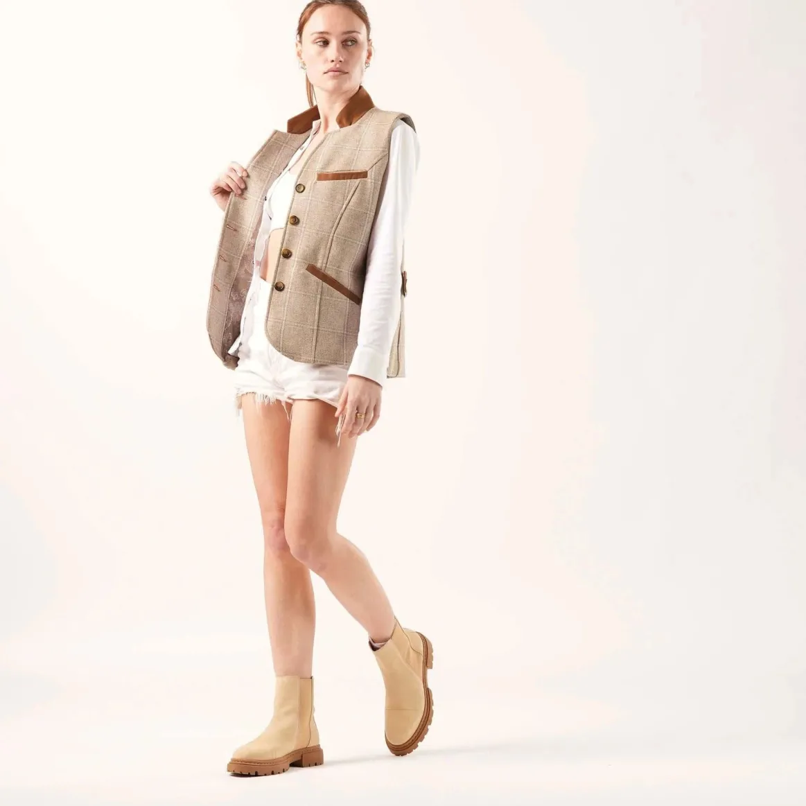 Welligogs Gilets*Rockingham Wheat Gilet